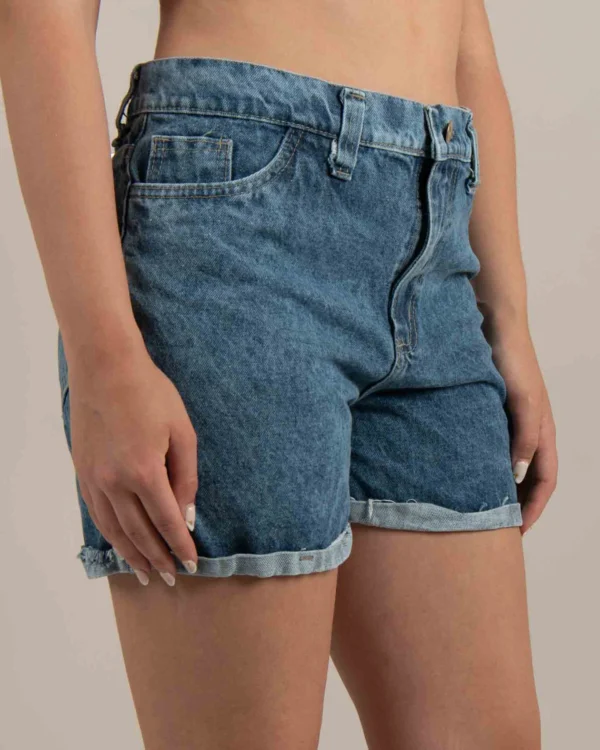 SHORT JEAN MOM WASH - Imagen 2
