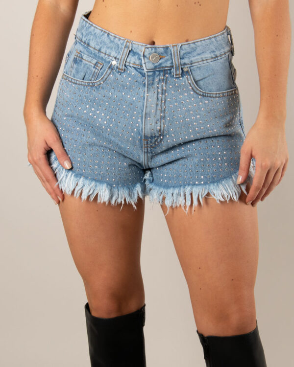 SHORT JEAN CON STRASS