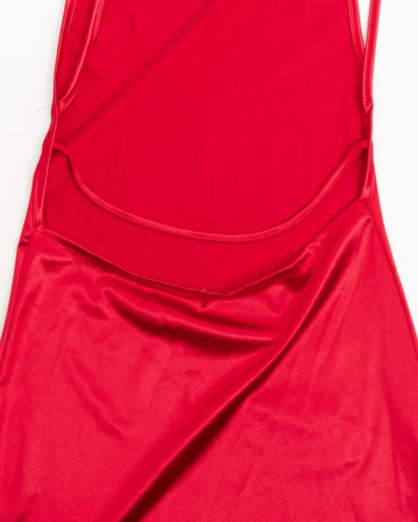 VESTIDO SATEN ESPALDA DESCUBIERTA - Imagen 3